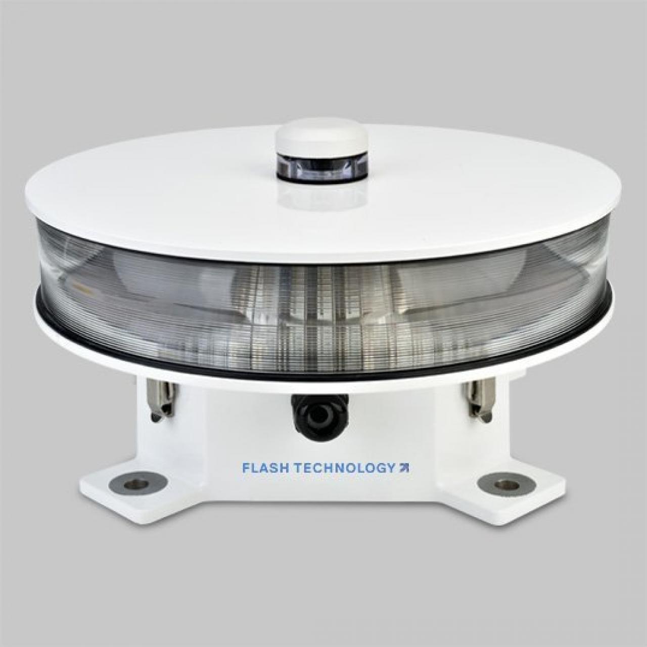 Baliza solar LED de 360 grados