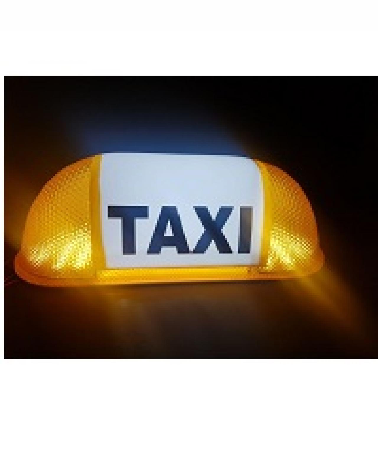 Cofia de taxi iluminada
